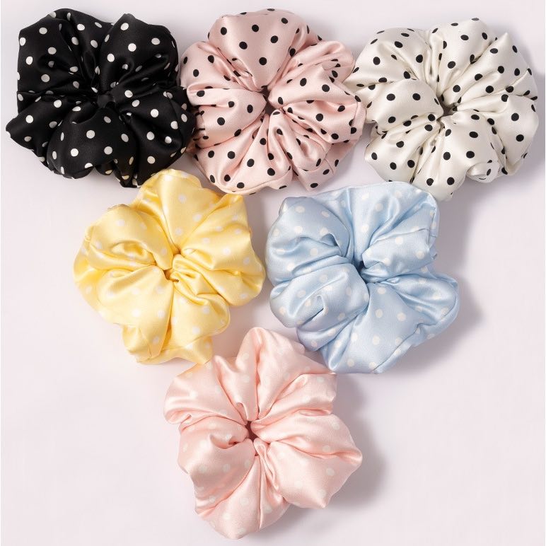 Silk Puffer Scrunchie (random style)