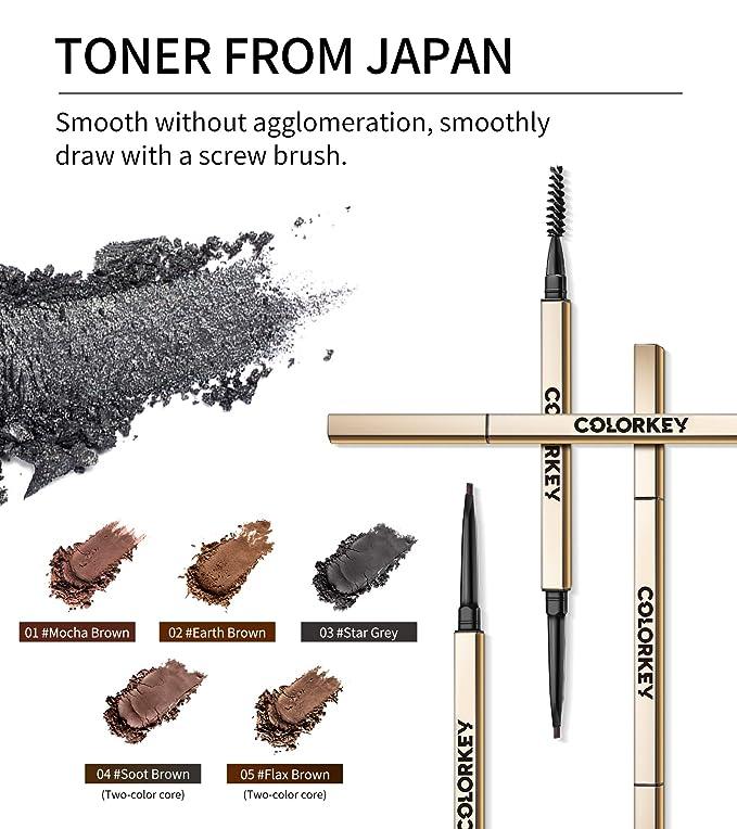COLORKEY Dual-ended Sketch Eyebrow Pencil Waterproof - Best Seasons Beauty