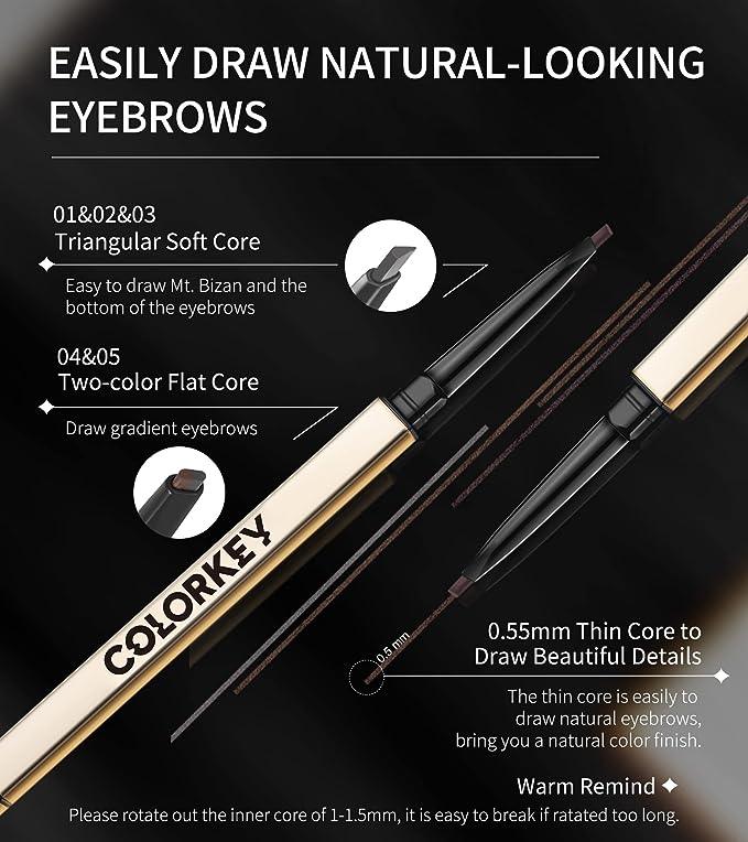 COLORKEY Dual-ended Sketch Eyebrow Pencil Waterproof - Best Seasons Beauty