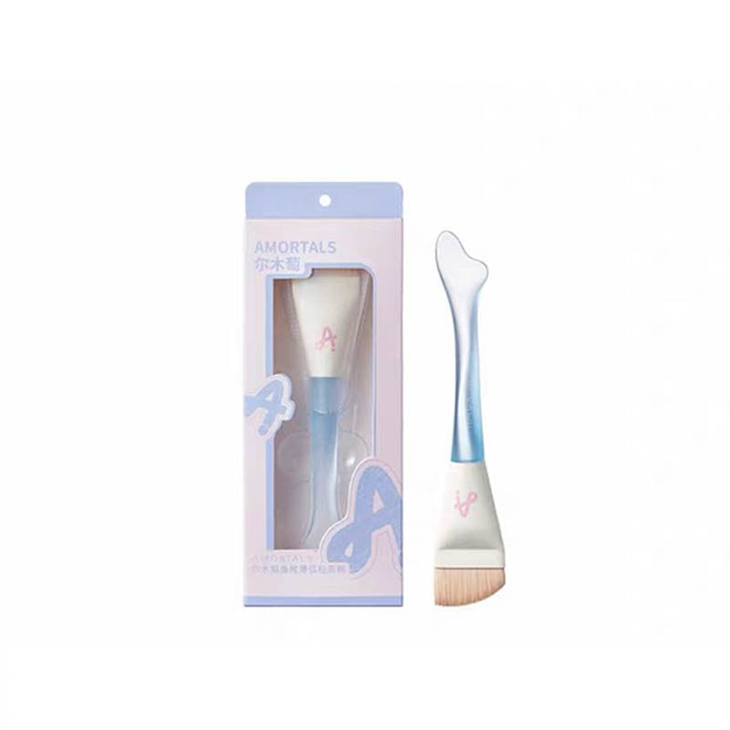 Amortals Mermaid Foundation Brush with Puff