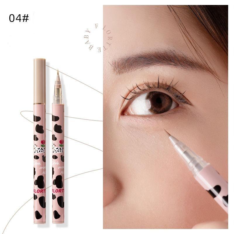 Flortte Wow So Light Eyeliner 04 under eye pencil, with a simple flick of the wrist using this waterproof and smudge-proof eyeliner pen.