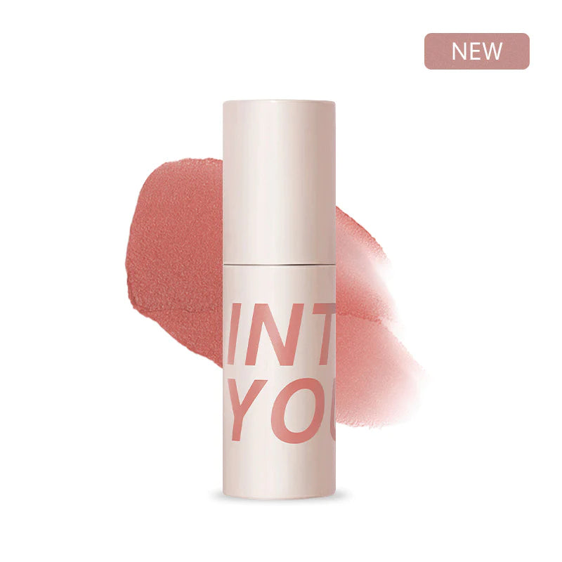 INTO YOU Airy Lip & Cheek Mud offers lightweight, long-lasting wear with a smooth, blendable texture for a natural or bold look on lips and cheeks.