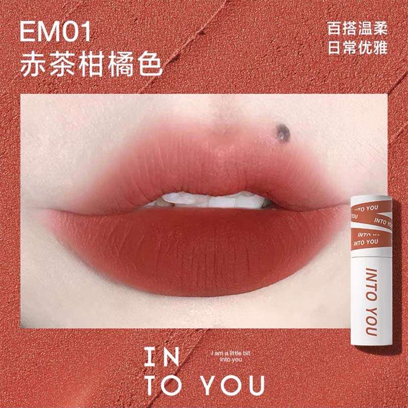 INTO YOU Shero Super Matte Lip & Cheek Mud offers a long-lasting, matte finish with a versatile formula for both lips and cheeks, featuring easy-to-blend, high-quality ingredients suitable for all lip types.