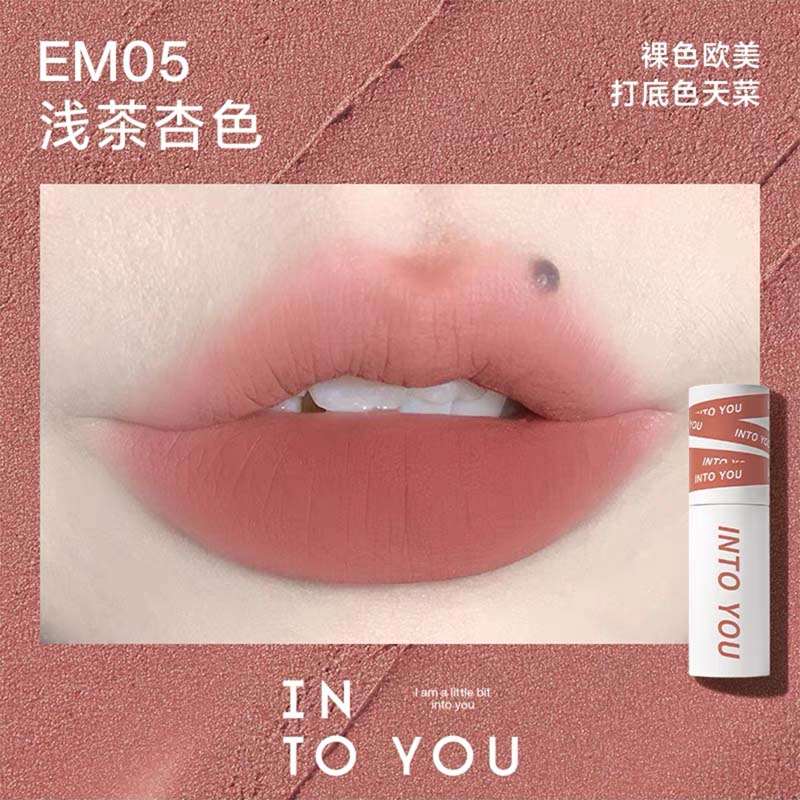 INTO YOU Shero Super Matte Lip & Cheek Mud offers a long-lasting, matte finish with a versatile formula for both lips and cheeks, featuring easy-to-blend, high-quality ingredients suitable for all lip types.