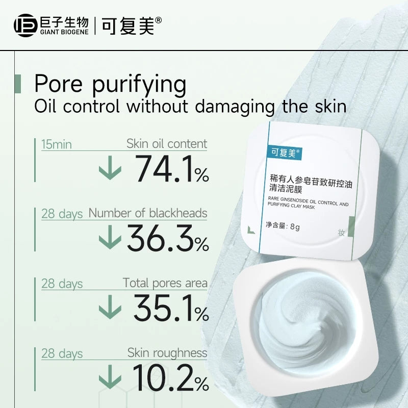 KOMFYMED Rare Ginsenoside Oil Control Purifying Clay Mask