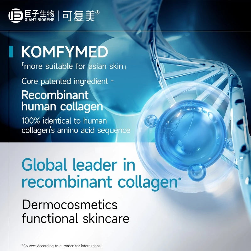 KOMFYMED Recombinant Collagen Soothing Repairing Essence Mask