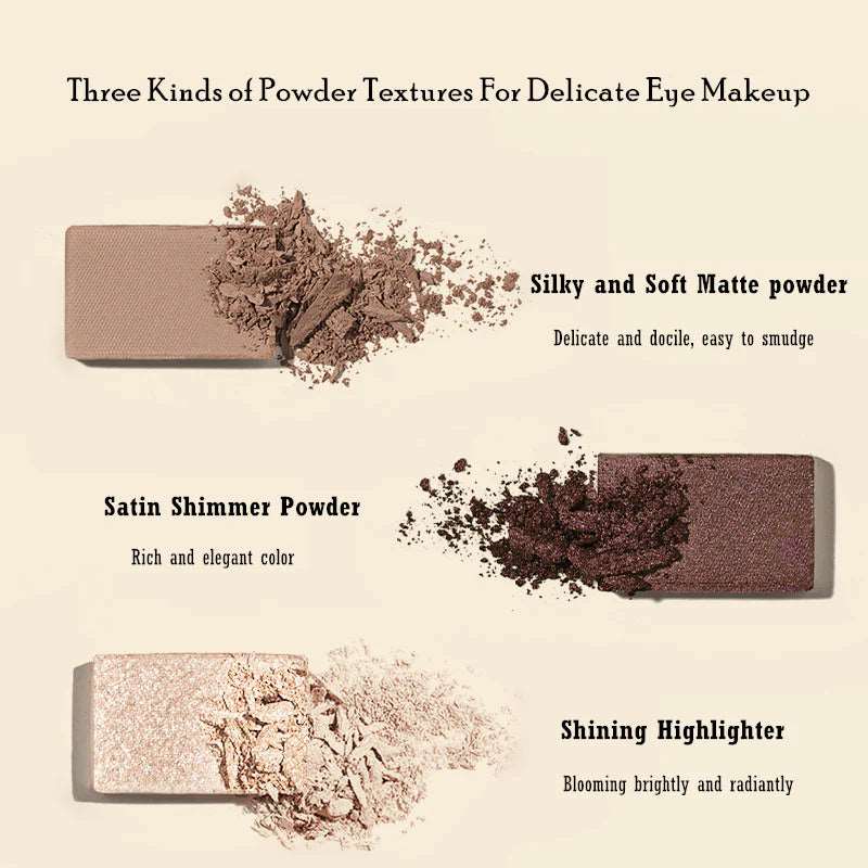 MAOGEPING Light Shadow 3D Nude Charm Eyeshadow Palette - Best Seasons Beauty