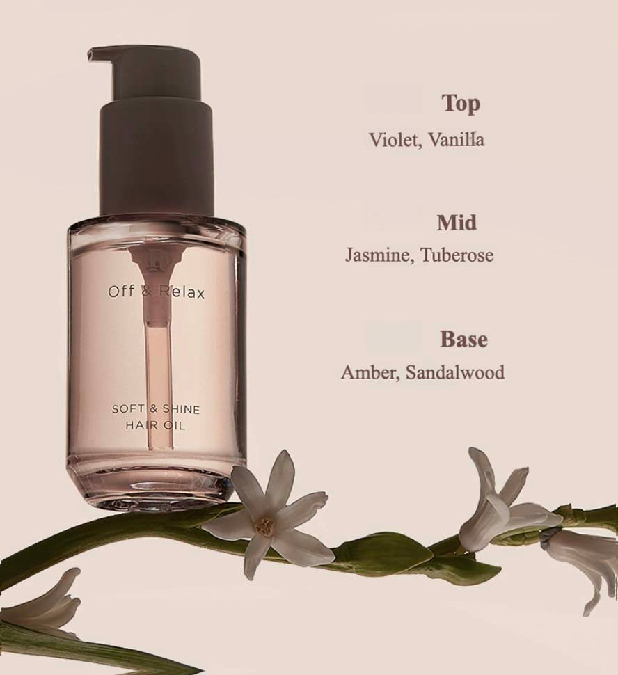 OFF & RELAX soft shine hair oil