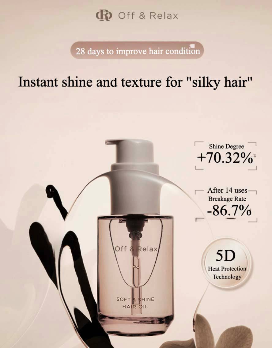 OFF & RELAX soft shine hair oil