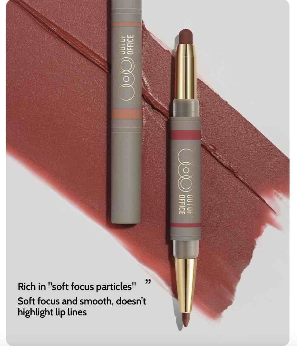 OUT-OF-OFFICE Double-Ended Lip Liner Pen