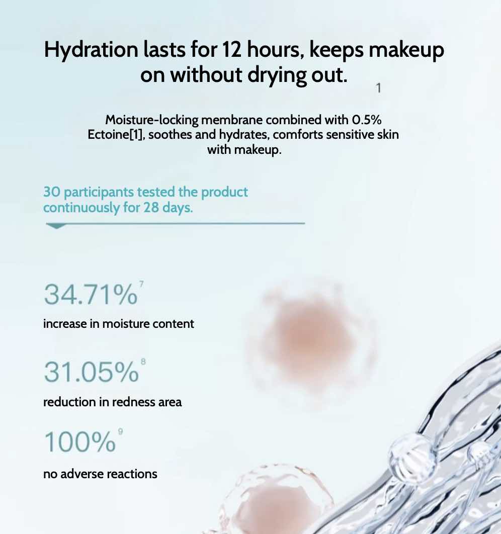 TIMAGE Makeup Base Primer achieves a smooth matte finish with long-lasting oil control. This lightweight primer covers pores, prevents makeup loss, and keeps your skin fresh and shine-free all day.