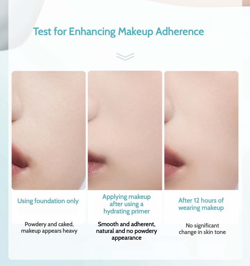 TIMAGE Makeup Base Primer achieves a smooth matte finish with long-lasting oil control. This lightweight primer covers pores, prevents makeup loss, and keeps your skin fresh and shine-free all day.