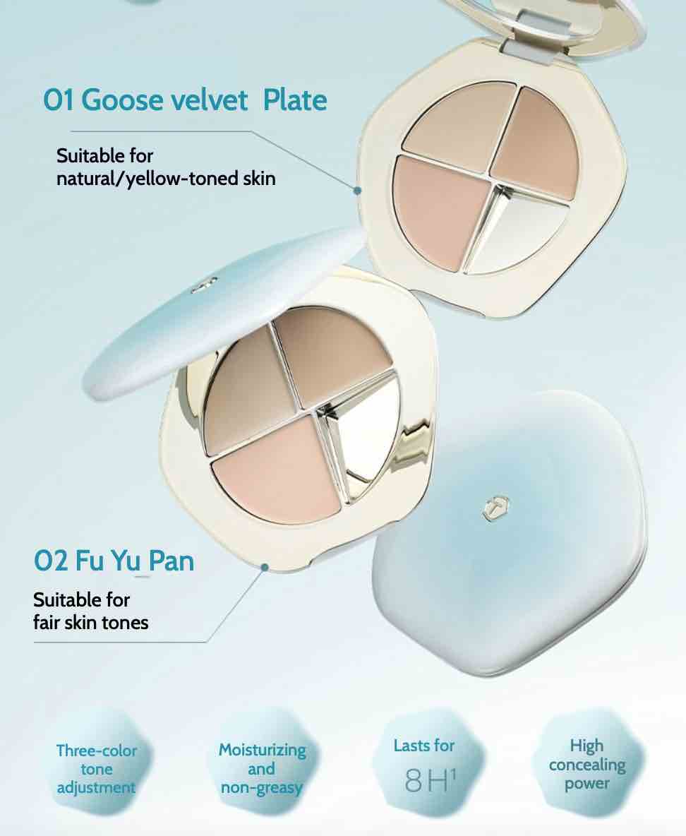 Timage 3-color Concealer Cream achieves flawless skin with this chocolate-textured concealer, covering dark circles, acne scars, and uneven tones. Long-lasting, 8-hour coverage with its sebum-absorbing formula that keeps your makeup fresh all day.