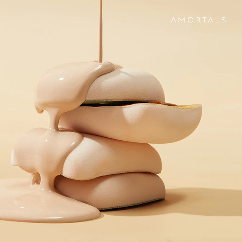AMORTALS 100% Perfect Marshmallow Makeup Puff Set XL - Best Seasons Beauty 