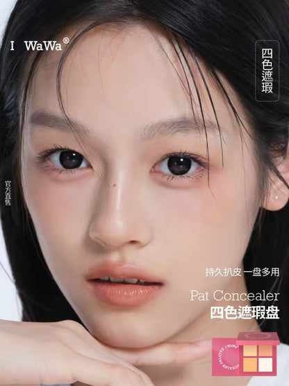 IWAWA 4 Color Concealer Palette