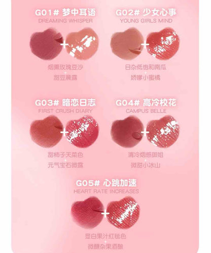 GOGO TALES Double Lipgloss Lip Mud