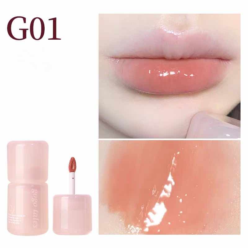 GOGO TALES Pink Glaze Essence Lip Gloss