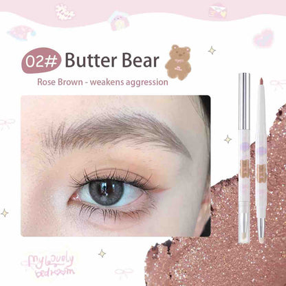 Flortte Bread Bear with Me Double Ends Gel Eyeliner