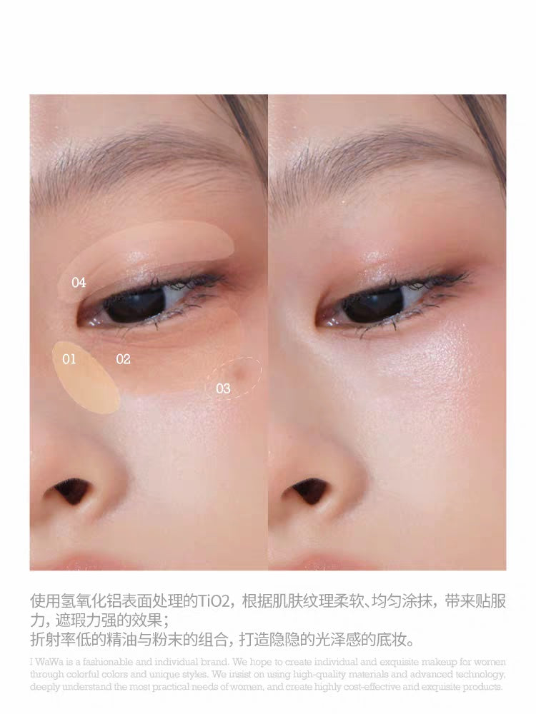 IWAWA 4 Color Concealer Palette