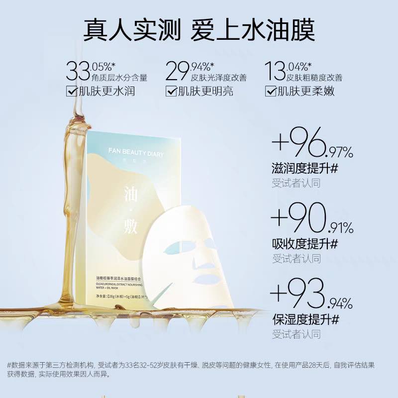 Fan Beauty Secret Olive Moisturizing Water And Oil Mask