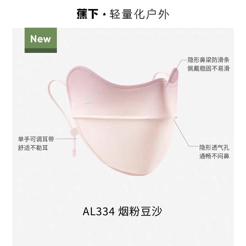 Beneunder Wide Protective Sun Mask blush collection