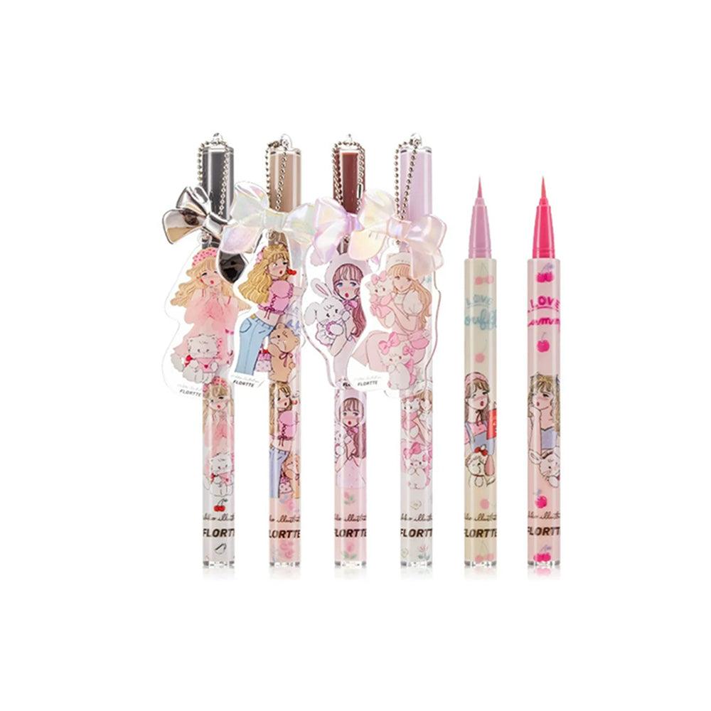 Flortte X MIKKO Co-branding color waterproof eyeliner liquid pen - Best Seasons Beauty 