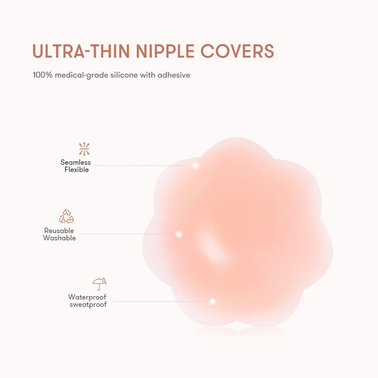 Susanny Adhesive Silicone Nipple Covers