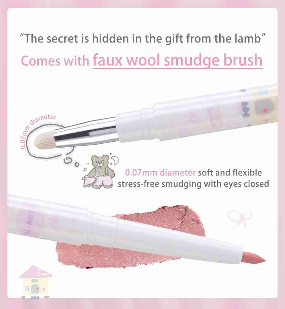 Flortte Bread Bear with Me Double Ends Gel Eyeliner