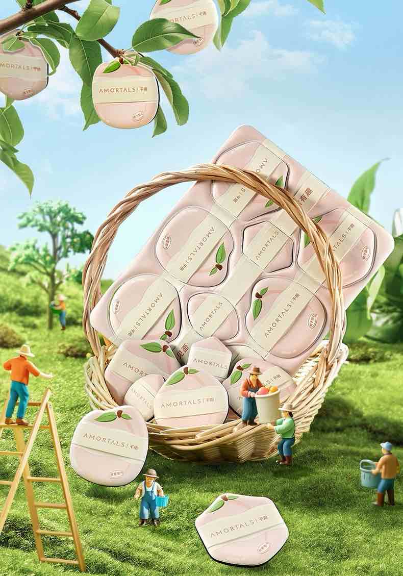 AMORTALS Farm Picking Puff 8pcs