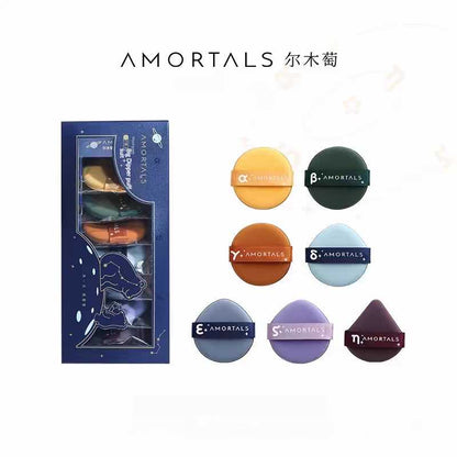 The Amortals Big Dipper Makeup Puff : soft, elastic use both wet and dry. Choose from three shapes to meet your facial needs, to create flawless base makeup. Comes with a star-shaped rack for breathable, hygienic drying.