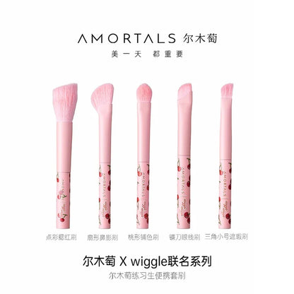 Amortals Wiggle Makeup Brushes 5 in Set