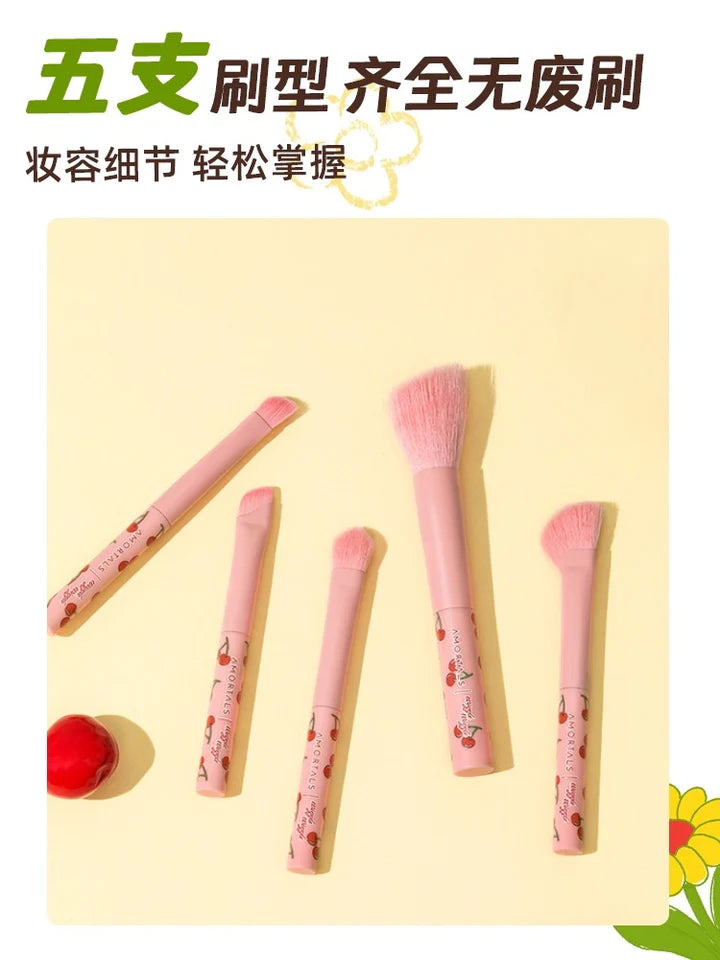 Amortals Wiggle Makeup Brushes 5 in Set