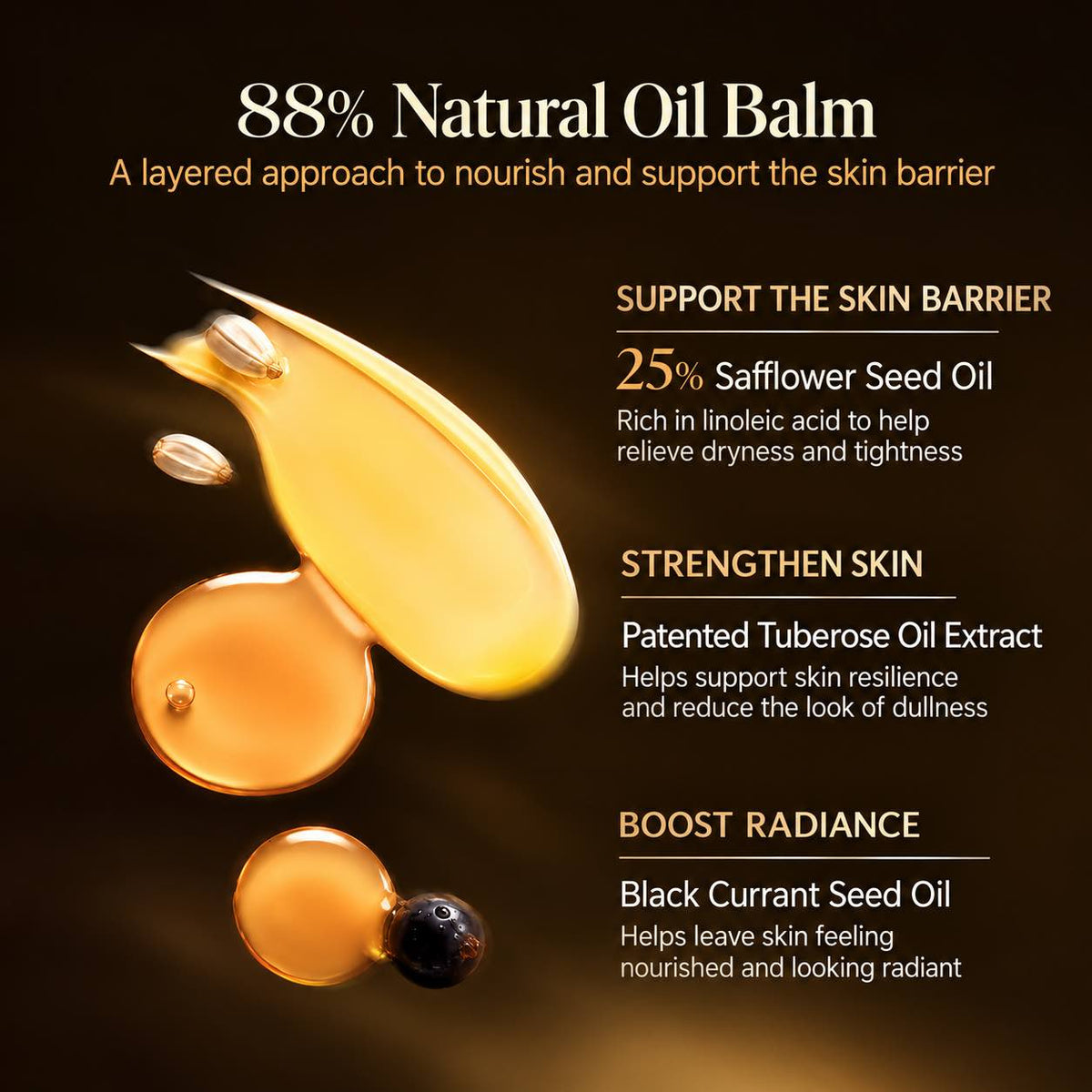 Arome Manpo Tuberose Glow Oil Mask