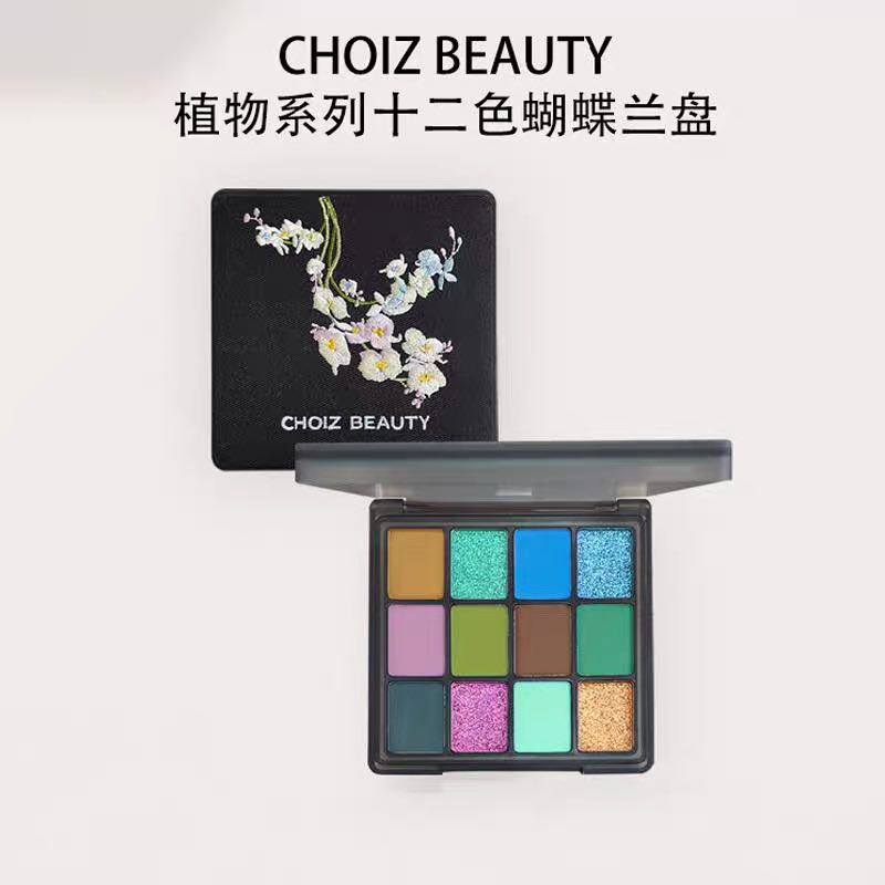 CHOIZ BEAUTY Phalaenopsis 12-Color Eyeshadow Palette