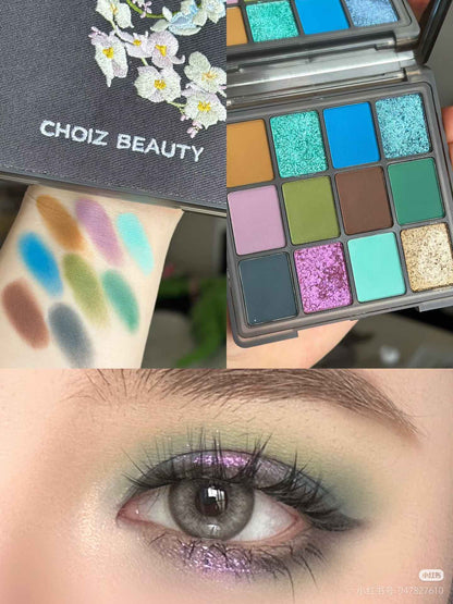 CHOIZ BEAUTY Phalaenopsis 12-Color Eyeshadow Palette