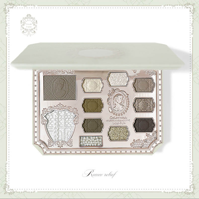 COLORROSE Dream Ballet Eyeshadow Palette: a comprehensive palette of blush, highlighter, and eyeshadow, you can draw a variety of different styles of makeup. 