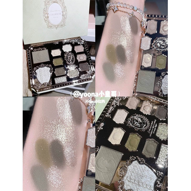 COLORROSE Dream Ballet Eyeshadow Palette: a comprehensive palette of blush, highlighter, and eyeshadow, you can draw a variety of different styles of makeup. 