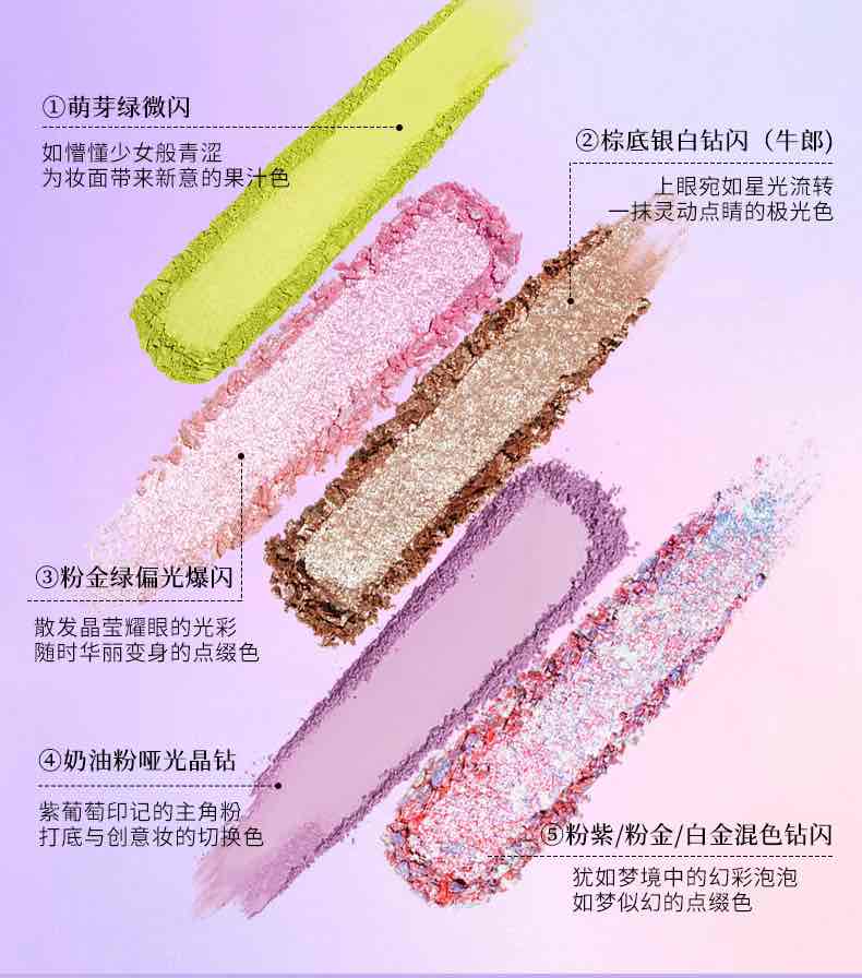 Cheeryep Qianyan 16-Color Eye Shadow Palette offers stunning shades in matte, shimmer, satin, and metallic finishes. Create versatile, captivating eye looks with finely milled, highly pigmented colors.