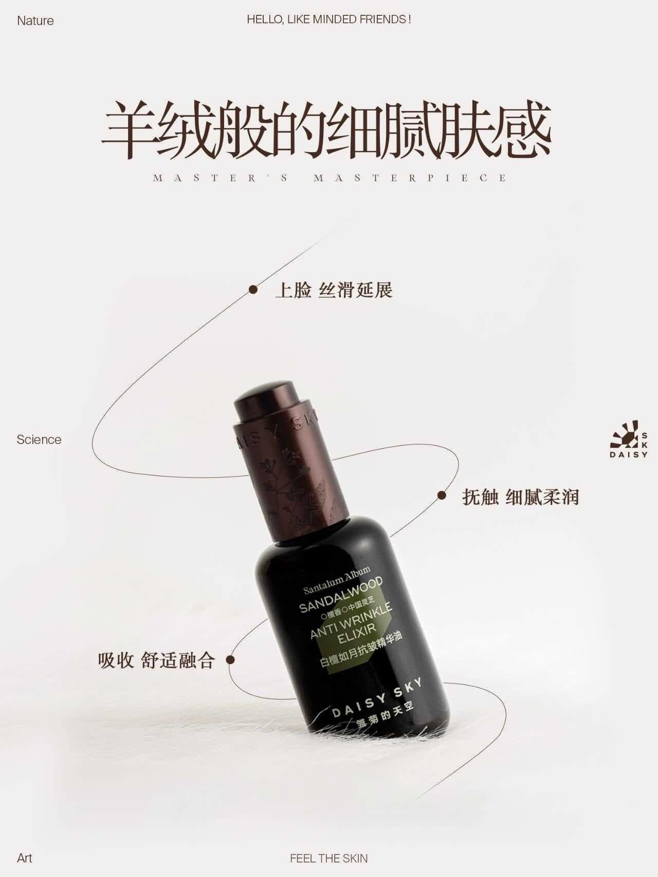 DAISY SKY Sandalwood Anti Wrinkle Elixir Oil