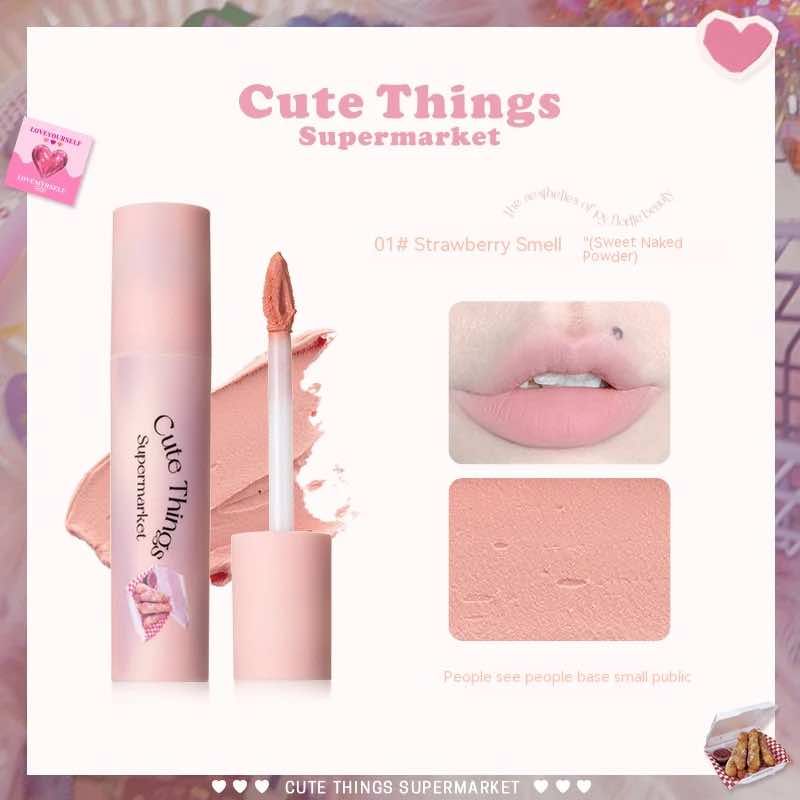 FLORTTE I Am Super Beauty Lip Primer precisely shapes lips, corrects lip color, and covers dark areas for a 3D-defined, flawless lip contour.