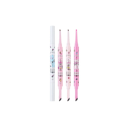 &quot;FLORTTE Esther Bunny Double-Ended Eyeliner features a pencil tip and angled brush for smooth, long-lasting feline flicks in Black, Deep Brown, Tea Brown, and Rose Pink.&quot;