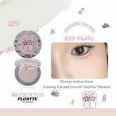 FLORTTE Esther Bunny Highlighter in Fluffy, plumps hollow areas to create a full, youthful vibrance, all within a charming bunny-themed compact