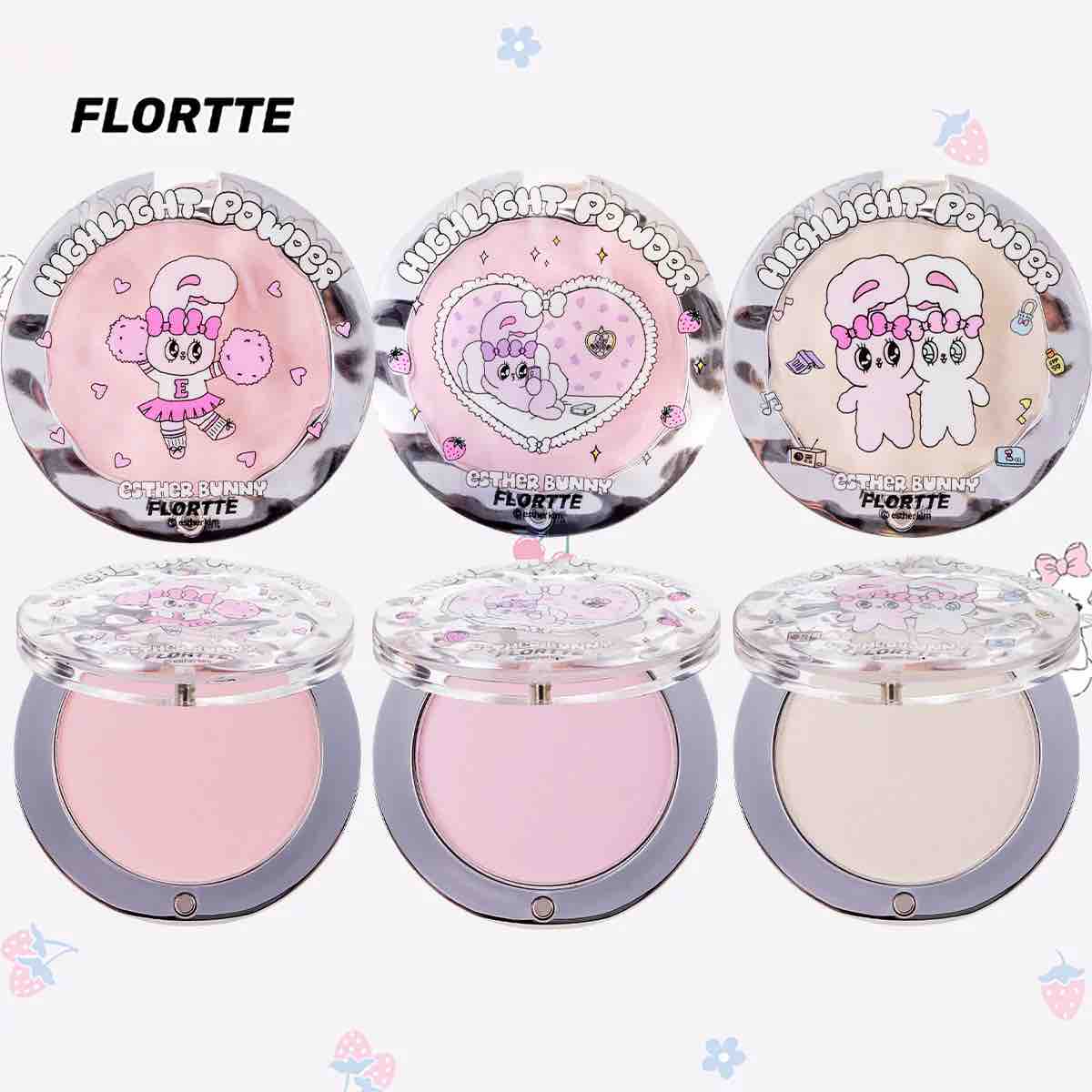 Flortte Esther Bunny Single-Colour Highlighter