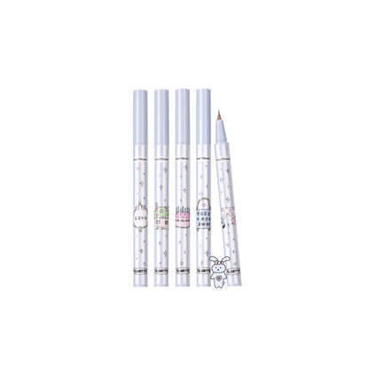 Flortte Rotatable Eyeliner offers precise 0.005mm hairlike strokes that tilts 15 degrees to fit different eye shapes and uses, delivering long-lasting, waterproof, and smudge-proof results.