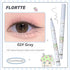Flortte Good Friends Club Rotatable Eyeliner Pencil in Gray, Offering Subtle and Natural Eye Definition with a Tilting Precision Tip and Waterproof Formula