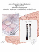 Flortte Love Yourself 4-Color Eyeshadow Palette  with brush in every palette, easy to apply 