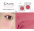 Close-up of eye makeup using Flortte Love Yourself Multi-purpose Blush Cream in Strawberry Pink shade (