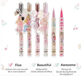 Flortte Waterproof Liquid Eyeliner  waterproof and long-lasting, in cute packaging with a charming pendant.