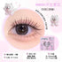 Flortte Super Beauty Adhesive-Free False Eyelashes provide lightweight, comfortable volume and curl with 30 pieces per set, perfectly blending with natural lashes.