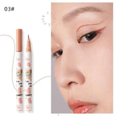 Flortte Wow So Light Eyeliner 03 red color, with a simple flick of the wrist using this waterproof and smudge-proof eyeliner pen.